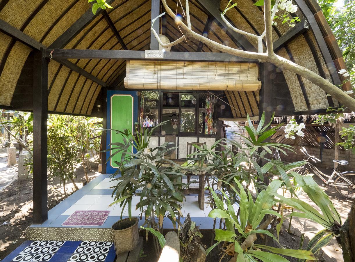 Woodstock Gili - Garden And Bungalows Hotel Gili Trawangan Esterno foto