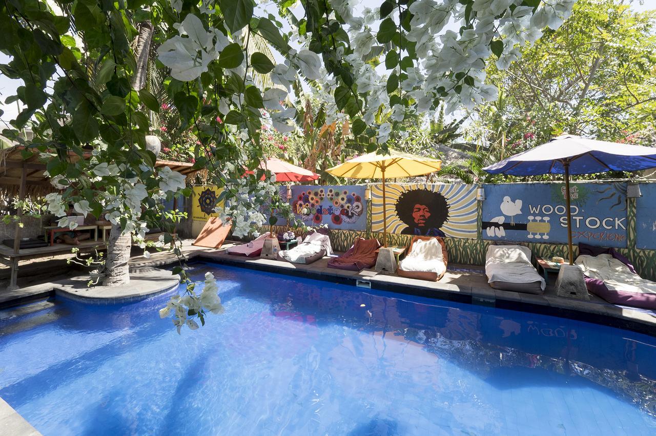 Woodstock Gili - Garden And Bungalows Hotel Gili Trawangan Esterno foto