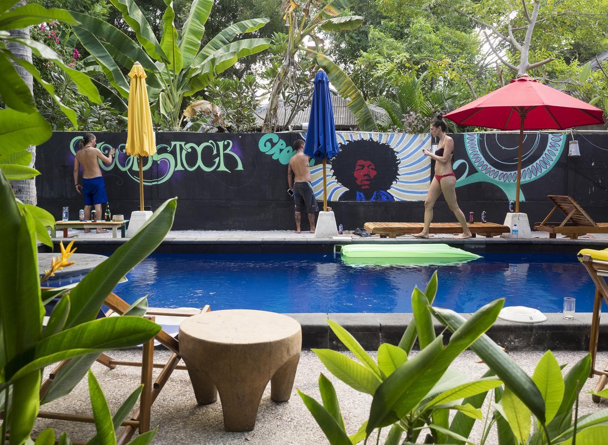 Woodstock Gili - Garden And Bungalows Hotel Gili Trawangan Esterno foto